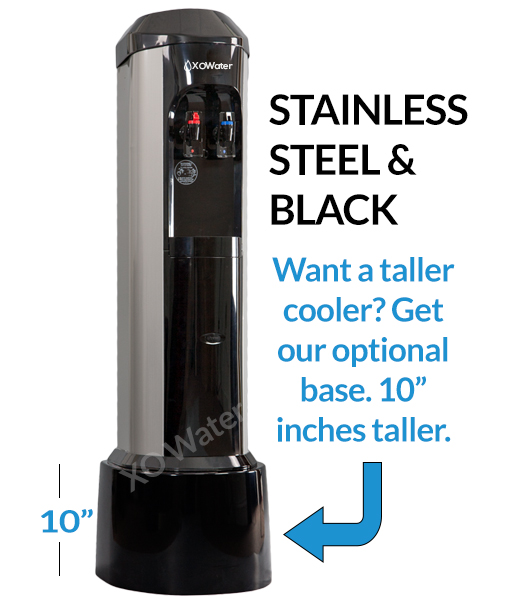 XO Water BottleLess Water Cooler BDX1-SS with stand
