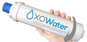 Holding an XO Water Filter