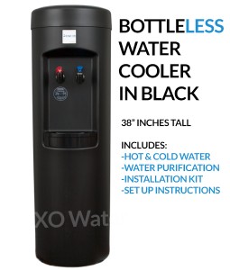 XO Water Bottleless water cooler - black BDX1-B