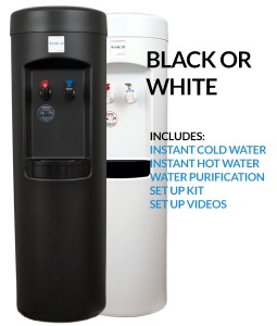 XO Water Bottleless water cooler - black or white BDX1-B or BDX1-W