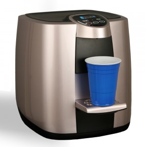 XO1-CTC with cup bottleless countertop water cooler from XO Water